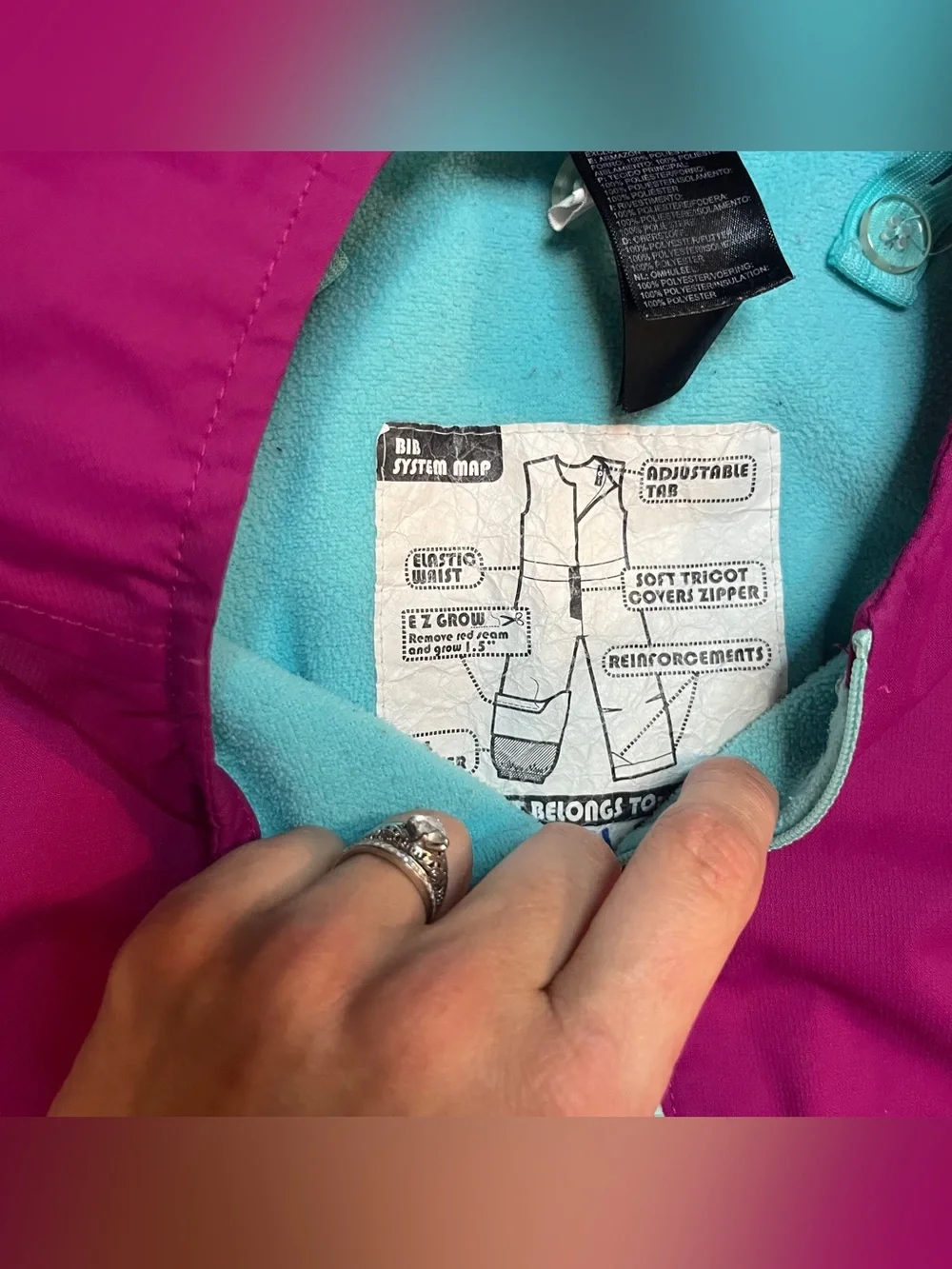 3T North Face DryVent Insulated Snow Bib Overalls - Picture 3 of 8